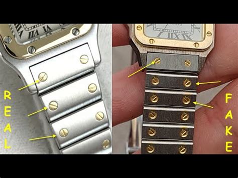 vs fake real cartier watch serial number|how to tell a fake cartier watch.